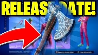 LEVIATHAN AXE PICKAXE RETURN RELEASE DATE FORTNITE ITEM SHOP [upl. by Ybor]