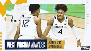 Morehead St vs West Virginia First Round NCAA tournament extended highlights [upl. by Aloise]