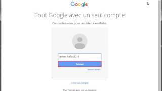 Cours N° 5  Se connecter au compte Youtube [upl. by Yerot]