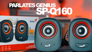 Parlantes Genius SP Q160  Unboxing y Review  Speakers PC [upl. by Batista994]