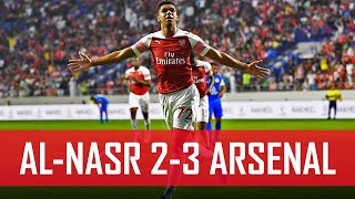 JOHNJULES SCORES HIS FIRST ARSENAL GOAL  AlNasr 2  3 Arsenal  Goals and highlights [upl. by Shell]