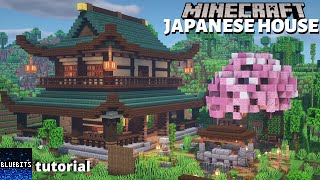 Minecraft Tutorial  How to Build a Japanese House 8 [upl. by Herring724]