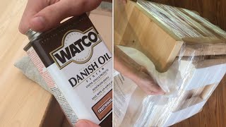 applying a PERFECT FINISH with “danish oil” watco [upl. by Nowaj625]