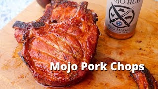 Mojo Pork Chops  Smoked Pork Chops on UDS Smoker [upl. by Enier553]