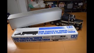 114 Tamiya RC King Hauler Semi Trailer Build 56302 [upl. by Fidelis213]