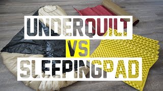 UnderQuilt VS Sleeping Pad ▪ Hammock Tips [upl. by Obmar647]