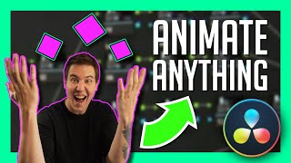 How To Animate ANYTHING in Resolve 17  DaVinci Resolve 17 beginner Tutorial [upl. by Gaven]