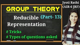 Reducible representation group theoryC2v C3v Td Point group with tricks for CSIRNET GATE Chemistry [upl. by Calli]