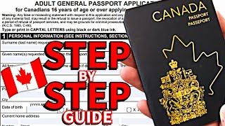 How To Apply For Canadian Passport 2024 🇨🇦 [upl. by Joed436]