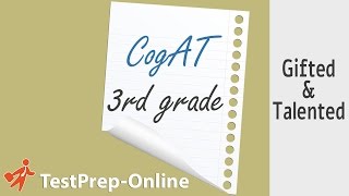 CogAT Test Prep  3rd Grade [upl. by Naldo]