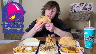 Quesalupas Chalupas and More  Taco Bell Mukbang [upl. by Atiuqrehs]