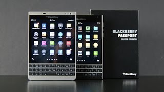 Blackberry Passport Silver Edition Unboxing amp Comparison [upl. by Damali381]