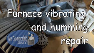 Furnace Vibrating And Humming Repair [upl. by Neelie861]