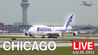 🔴 LIVE from Chicago OHare ATC included 72821 [upl. by Aleina]