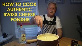 How to Make a Swiss Gruyere Cheese Fondue [upl. by Saltzman217]