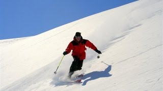 Learn to make telemark turnsPart 1 [upl. by Launce587]