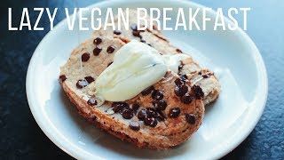 Lazy Vegan Breakfast Ideas healthy  easy [upl. by Ereynihc]