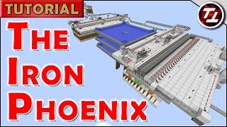 The Iron Phoenix  Minecraft SelfAssembling Iron Golem Farm  2600 Ironhr Works in 112 [upl. by Kalb]