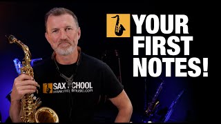 Saxophone Lesson  Beginner Saxophone  First Notes [upl. by Whittaker]