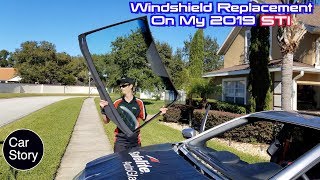 Safelite Cracked Windshield Replacement For My 2019 Subaru WRX STI [upl. by Riancho]