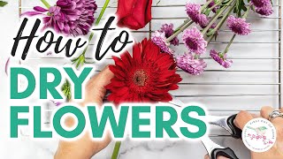 How to Dry Flowers 5 Ways  Ultimate Guide to Drying Flowers  How to Dry Flowers at Home [upl. by Nodnorb]