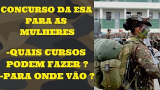 Como funciona a ESA para as mulheres  Exército Brasileiro Feminino [upl. by Irab]