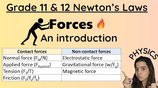 Grade 11 and 12 Forces Physics [upl. by Victoria522]