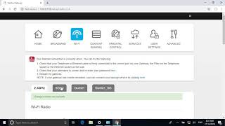 WiFi password change in Telstra NBN modem [upl. by Hpeosj983]