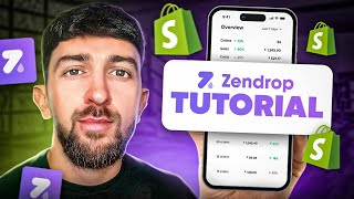 Zendrop Shopify Dropshipping Tutorial 2024 [upl. by Atinihc665]