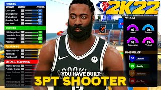 NBA 2K22 CURRENT GEN DEMIGOD SHOOTING GUARD BUILD  RARE 3PT SHOOTER BUILD WITH CONTACT DUNKS [upl. by Posner]