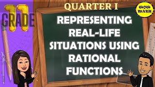 REPRESENT REALLIFE SITUATIONS USING RATIONAL FUNCTIONS  GRADE 11 GENERAL MATHEMATICS Q1 [upl. by Prisilla]