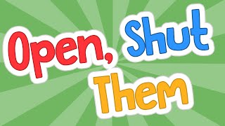 Open Shut Them Song Circle Time Songs for Kids  Jack Hartmann Nursery Rhymes [upl. by Oinegue]