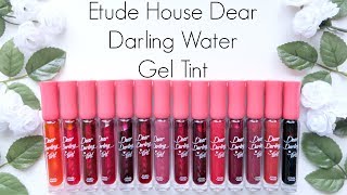 Provided for Review Etude House Dear Darling Water Gel Tint [upl. by Ssepmet]