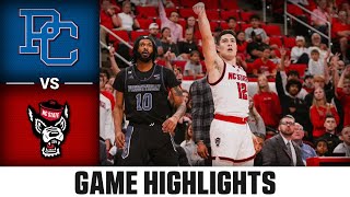 Presbyterian vs NC State Game Highlights  202425 ACC Men’s Basketball [upl. by Elag29]