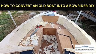 Boat conversion into Bowrider [upl. by Aneekal]