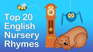 TOP 20 ENGLISH NURSERY RHYMES  Compilation  Nursery Rhymes TV  English Songs For Kids [upl. by Dora321]