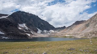 Backpacking Montanas AbsarokaBeartooth Wilderness  Shelf Lake amp Moon Lake [upl. by Nobie551]