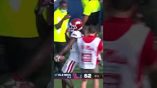 What a WILD ENDING between Ole Miss amp Arkansas 😲 Shorts [upl. by Hastie443]