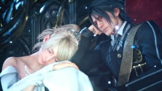 FINAL FANTASY XV  Noctis and Luna Wedding Secret Ending Cutscene [upl. by Ayekin]