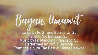 Bayan Umawit Lyric Video [upl. by Ykvir]