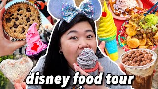 What to Eat at DISNEYLAND amp CALIFORNIA ADVENTURE Disney Food Tour amp Tips 2022 [upl. by Rramel]