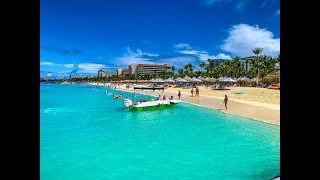 Riu Palace Aruba amp Riu Palace Antillas Aruba 4K60FPS [upl. by Erodroeht]