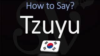 How to Pronounce Tzuyu TWICE [upl. by Apoor]