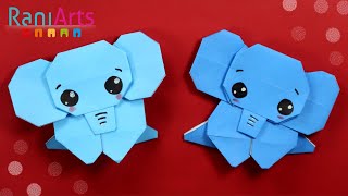 ELEFANTE DE ORIGAMI  Paso a paso [upl. by Raf]