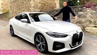 Essai NOUVELLE BMW Série 4 Coupé  finalement jadore la calandre [upl. by Airdnaxela]