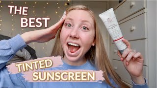 I FOUND MY HOLY GRAIL TINTED FACE SUNSCREEN  Elta MD UV Physical Review  Demo [upl. by Naiva]