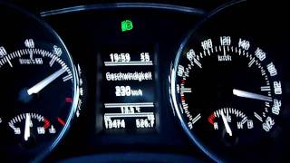 Skoda Superb 36 V6 acceleration 0240 [upl. by Anehs277]