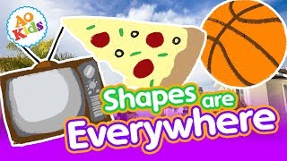 Shapes are Everywhere  Kids Learning Song [upl. by Pasia]