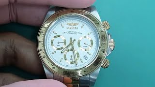 How To Replace The Battery a INVICTA Chronograph Watch  SolimBD [upl. by Fogel]