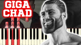 Gigachad Song Piano Cover [upl. by Emee]